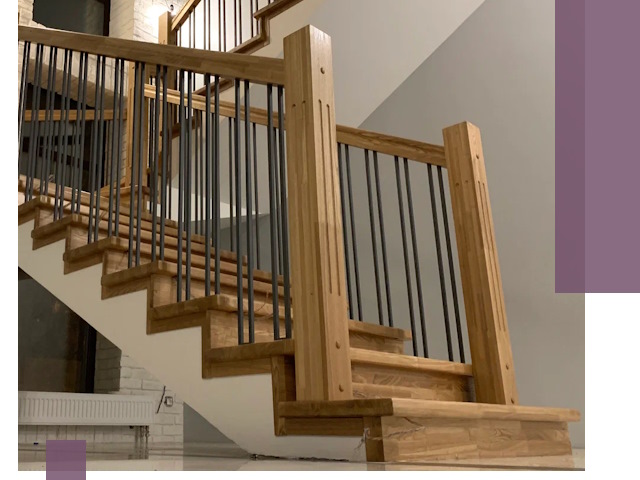 Реставрация деревянных и металлических лестниц в Алейске