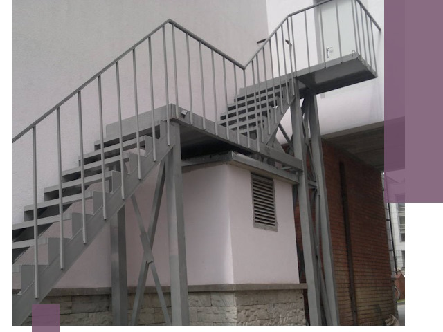 Монтаж пожарных лестниц под ключ в Алейске с гарантией качества