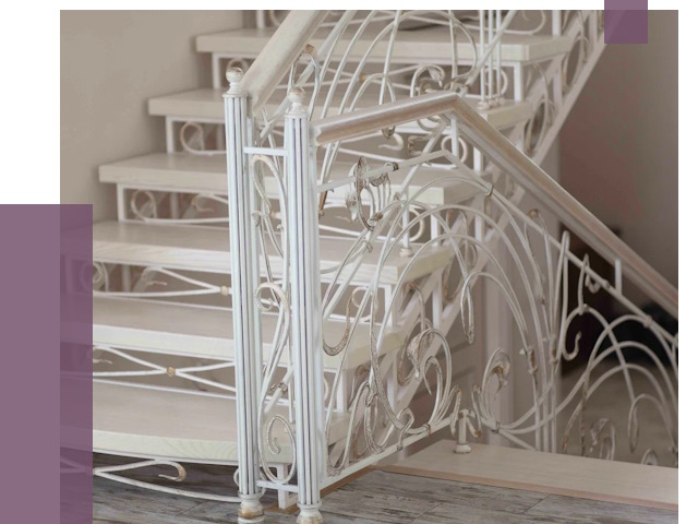 Изготовление кованых лестниц на заказ в Алейске от 87644 руб. | ПРОЛЁТ-Лук
