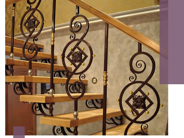 Изготовление кованых лестниц под ключ в Алейске