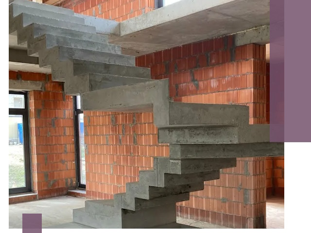 Изготовление бетонных лестниц под ключ в Алейске