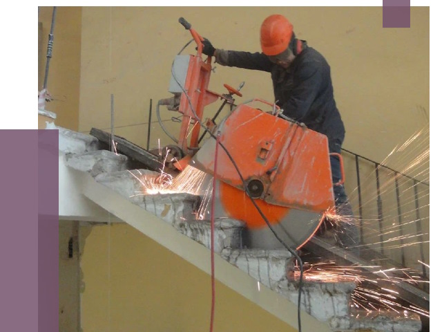 Демонтаж бетонных лестниц в Алейске от 4640 руб. за м2 | ПРОЛЁТ-Лук