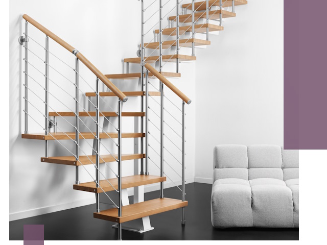 Модульные лестницы под ключ в Алейске — монтаж и изготовление