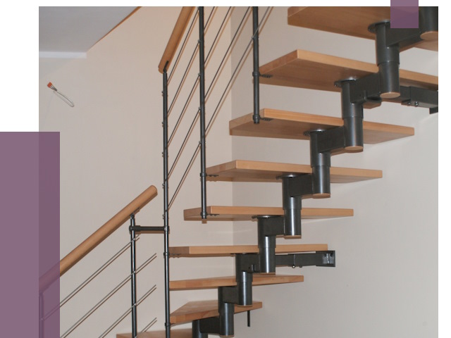 Изготовление модульных лестниц в Алейске от 11600 руб. 