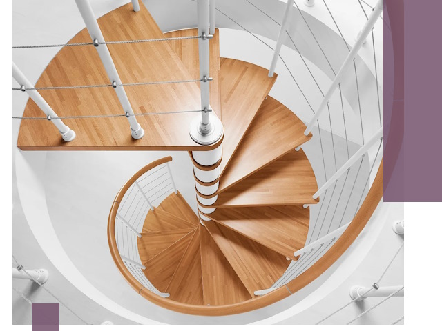 Изготовление винтовых лестниц под ключ в Алейске