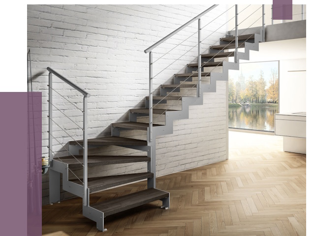 Г-образные лестницы под ключ в Алейске от 37377 руб. | ПРОЛЁТ-Лук