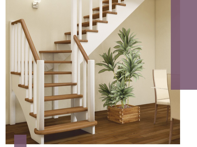 Г-образные лестницы под ключ в Алейске — изготовление и монтаж