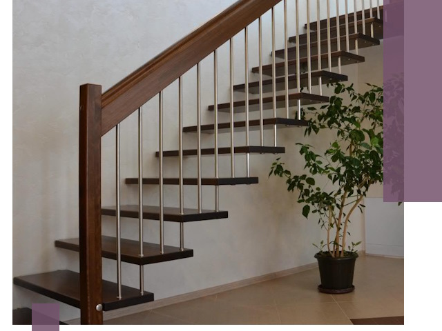 Лестницы на больцах под ключ в Алейске – изготовление и монтаж