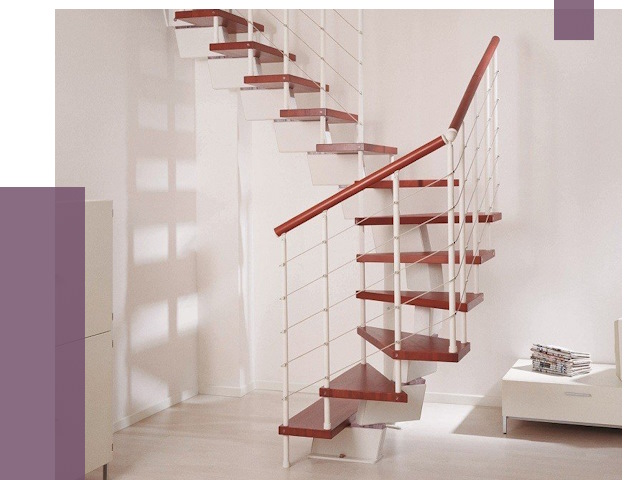 Изготовление лестниц на больцах в Алейске от 9795 руб. | ПРОЛЁТ-Лук