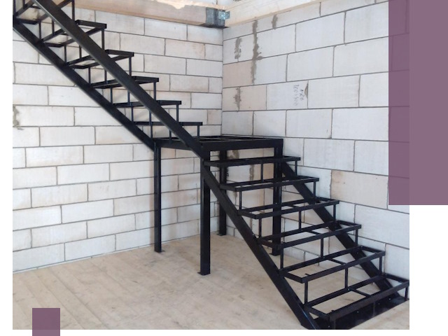 Лестницы на металлокаркасе под ключ в Алейске — изготовление и монтаж