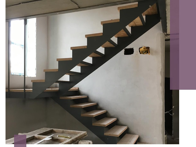 Изготовление лестниц на металлокаркасе в Алейске от производителя