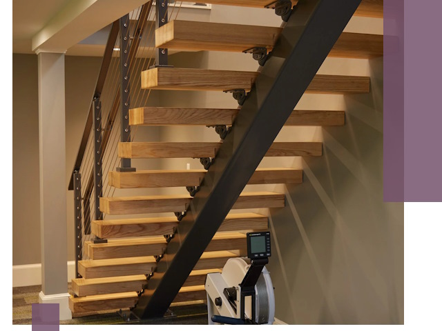 Лестницы на монокосоурах под ключ в Алейске - изготовление и монтаж