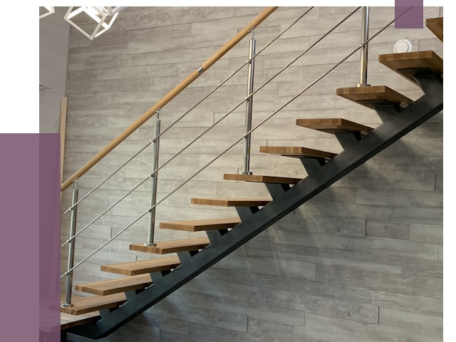 Изготовление лестниц на монокосоуре в Алейске от 76817 руб. 