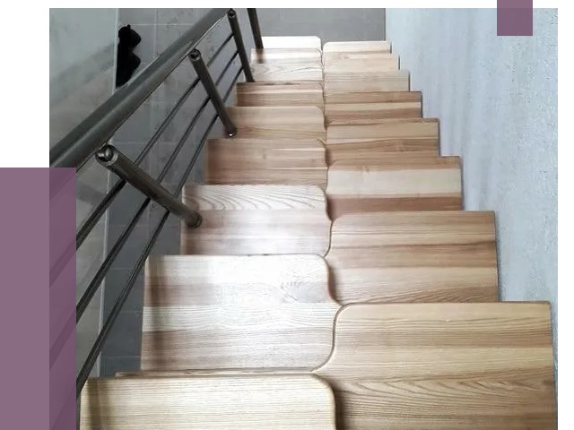 Лестницы гусиный шаг в Алейске от 13147 руб. под ключ | ПРОЛЁТ-Лук