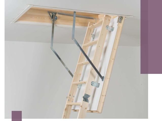 Установка чердачной лестницы под ключ в Алейске