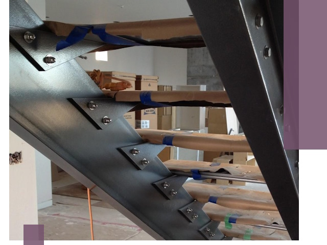 Усиление лестничных конструкций и усиление опор в Алейске