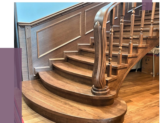 Дубовые лестницы под ключ в Алейске от 177865 руб. — ПРОЛЁТ-Лук