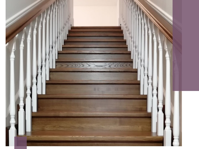 Лестницы из ясеня на заказ в Алейске — изготовление и монтаж