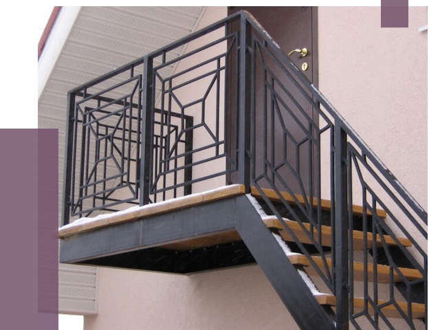 Металлические перила в Алейске от 4331 руб.  | ПРОЛЁТ-Лук