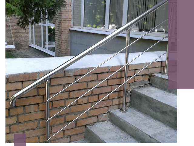 Перила из нержавеющей стали высокого качества в Алейске