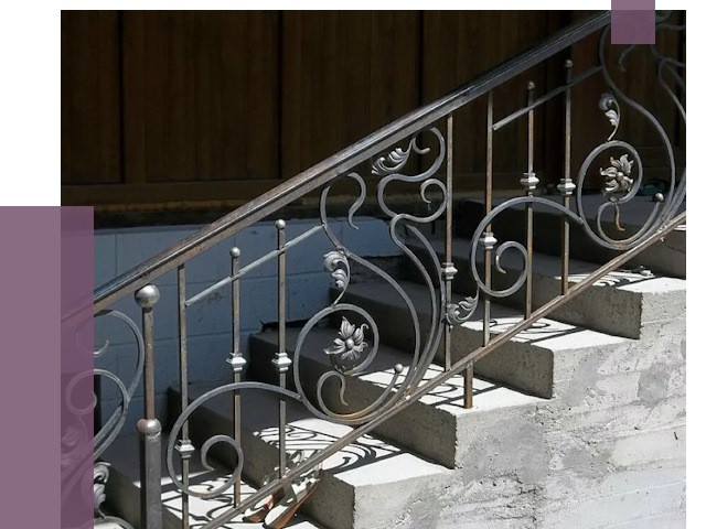 Кованые перила в Алейске от 8764 руб. под ключ — качество от ПРОЛЁТ-Лук