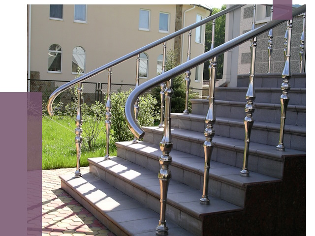 Перила для крыльца в Алейске от 10827 руб. — монтаж ПРОЛЁТ-Лук