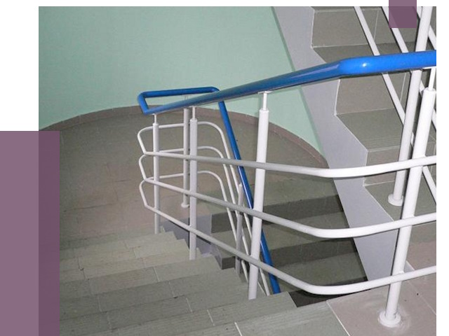 Перила в подъезде в Алейске — установка и замена от 7475 руб. | ПРОЛЁТ-Лук