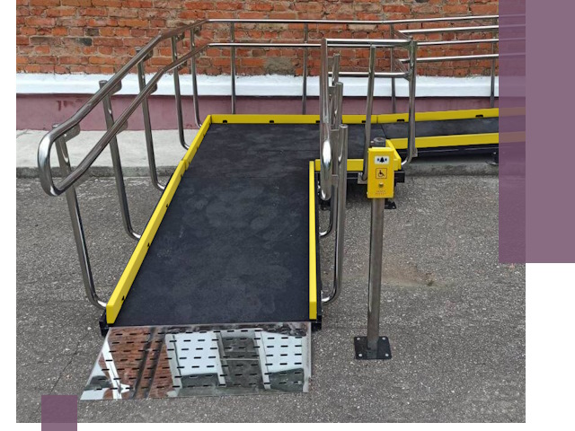 Изготовление наклонных пандусов для инвалидов в Алейске