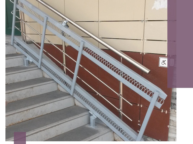 Изготовление откидных пандусов под ключ в Алейске