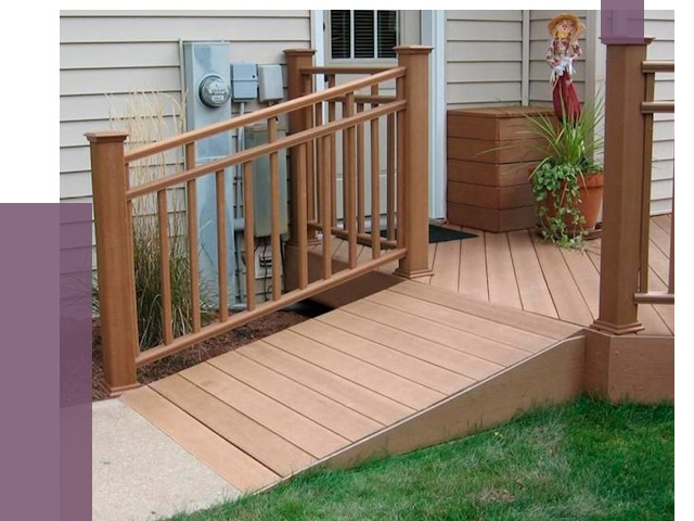 Пандус на крыльцо в Алейске под ключ от 7836 руб. 