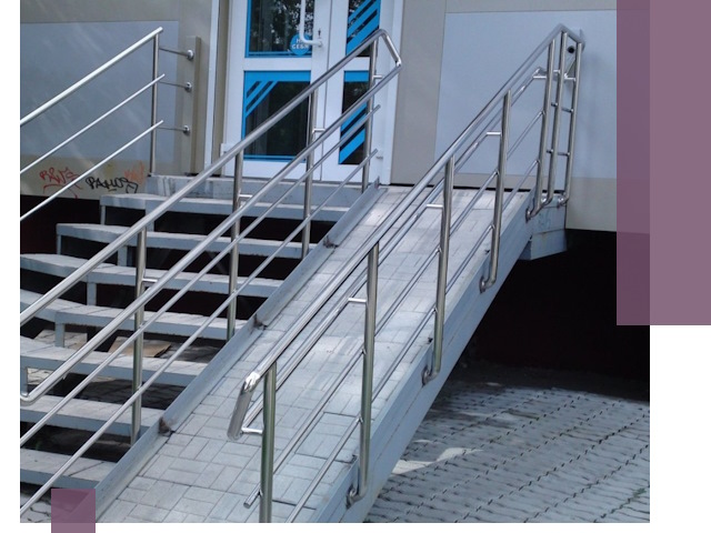 Пандус на крыльцо под ключ в Алейске: монтаж и изготовление