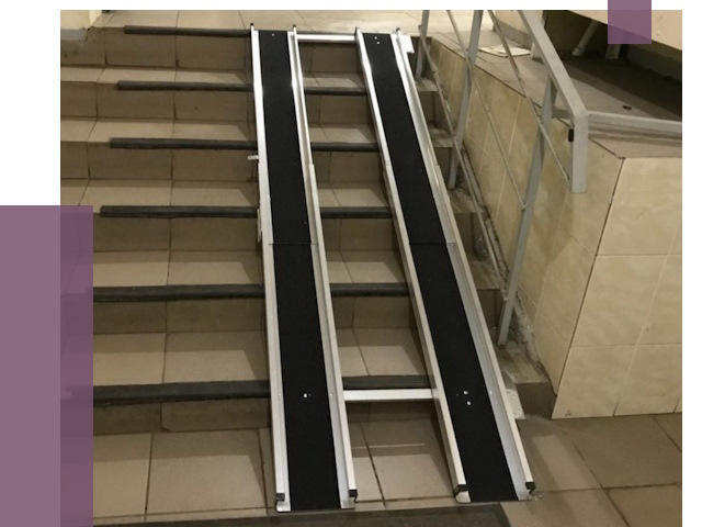 Установка пандуса в подъезд в Алейске от 8043 руб. под ключ | ПРОЛЁТ-Лук