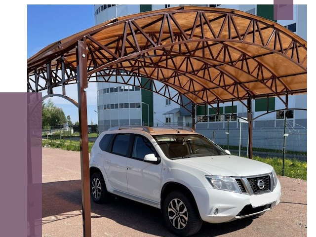 Недорогие навесы в Алейске от 43306 руб.  | ПРОЛЁТ-Лук