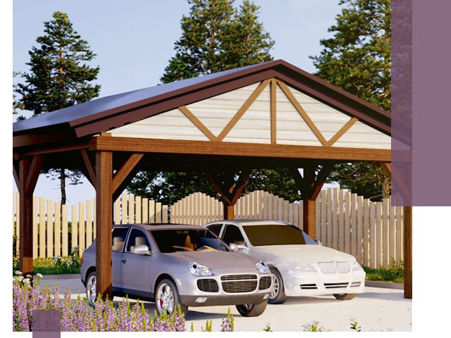 Навесы для автомобиля в Алейске — изготовление и монтаж