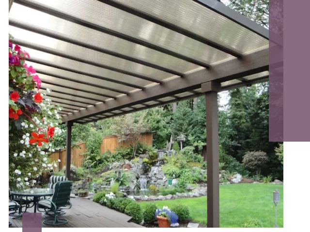 Навесы из поликарбоната под ключ в Алейске быстро и надёжно