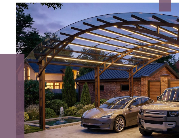 Металлические навесы в Алейске от 12786 руб. под ключ — ПРОЛЁТ-Лук