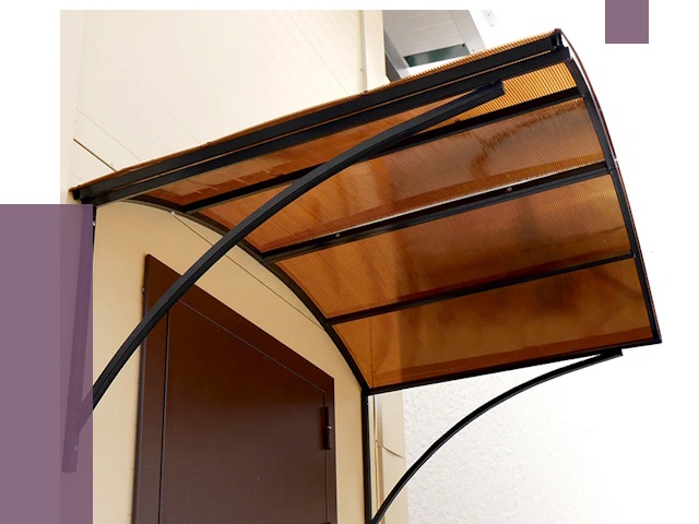 Недорогие козырьки в Алейске от 7651 руб.  | ПРОЛЁТ-Лук