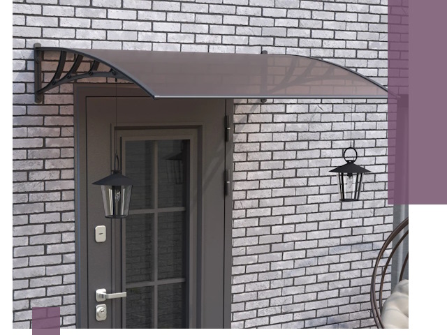 Недорогие козырьки и навесы под ключ в Алейске