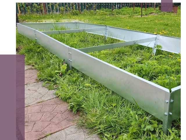 Металлические бордюры для грядок в Алейске от 1804 руб. 