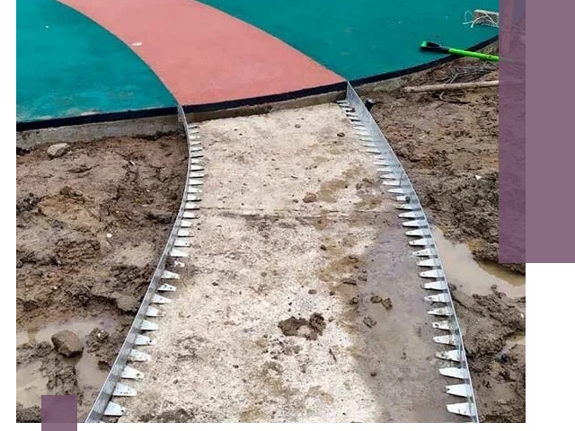 Металлические бордюры для дорожек в Алейске — монтаж и изготовление