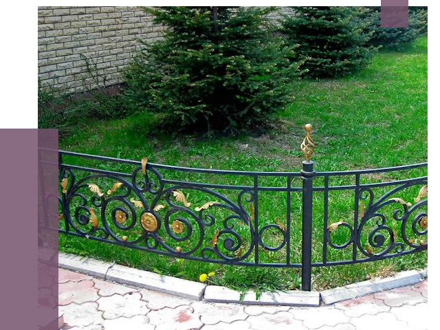 Кованые газонные ограждения в Алейске от 7682 руб. — ПРОЛЁТ-Лук