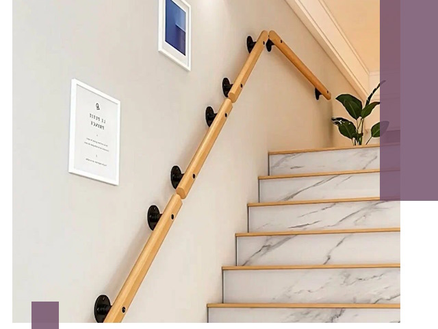 Поручни металлические и деревянные под ключ в Алейске