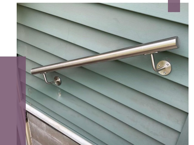 Поручни из нержавеющей стали в Алейске от 7733 руб.  | ПРОЛЁТ-Лук